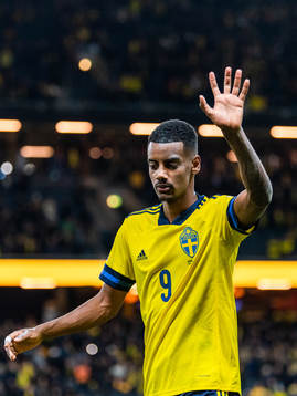 Alexander Isak of Sweden