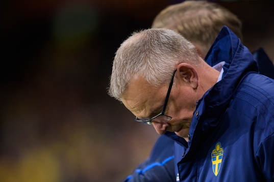 Head coach Janne Andersson of Sweden