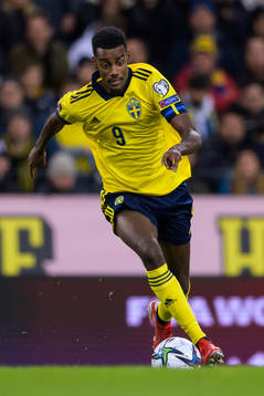 Alexander Isak of Sweden