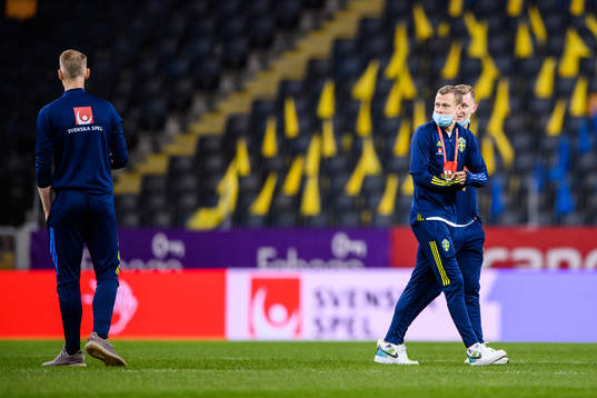 Emil Krafth and Viktor Claesson of Sweden
