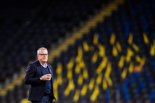 head coach Janne Andersson of Sweden