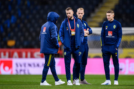 Alexander Milosevic, goalkeeper Pontus Dahlberg and Viktor