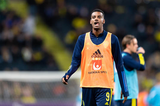 Alexander Isak of Sweden