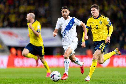 Giorgos Masouras of Greece and Victor Nilsson Lindelöf of