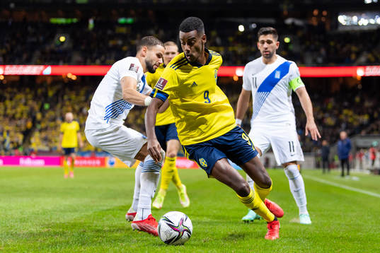 Alexander Isak of Sweden