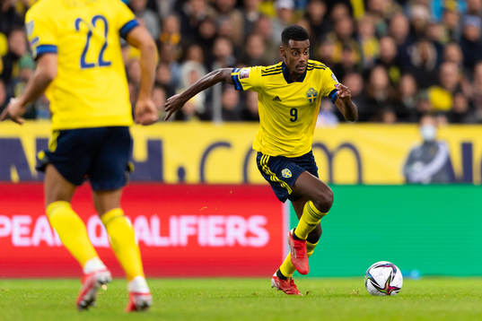 Alexander Isak of Sweden