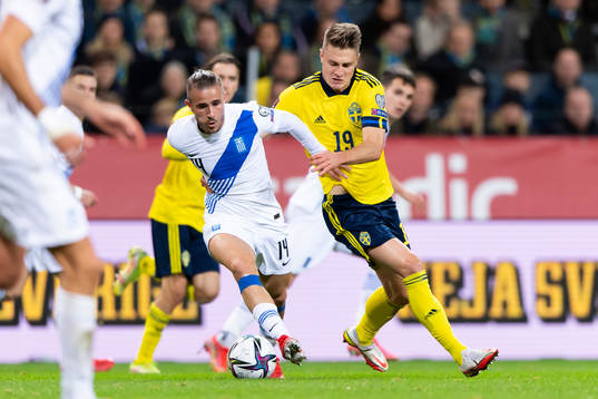 Dimitris Pelkas of Greece and Mattias Svanberg of Sweden