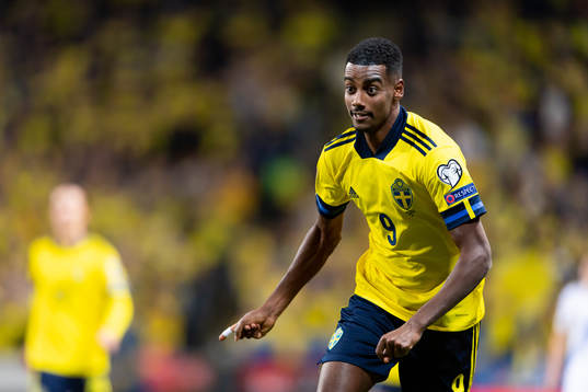 Alexander Isak of Sweden