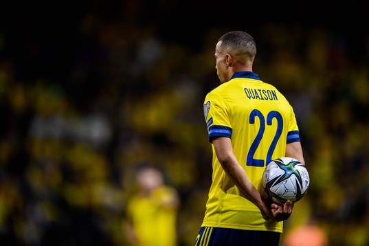 Robin Quaison of Sweden