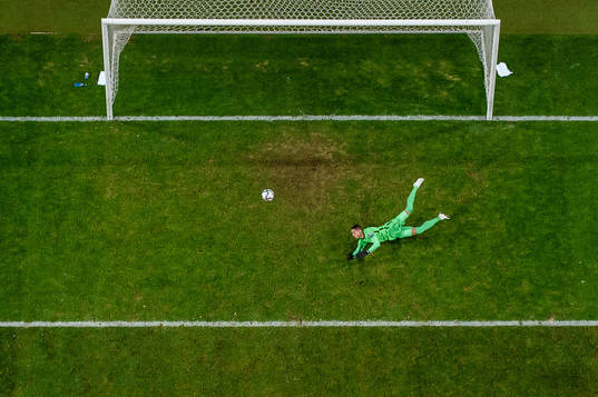 goalkeeper Odisseas Vlachidimos of Greece