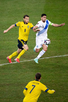 Albin Ekdal of Sweden and Tasos Bakasetas of Greece