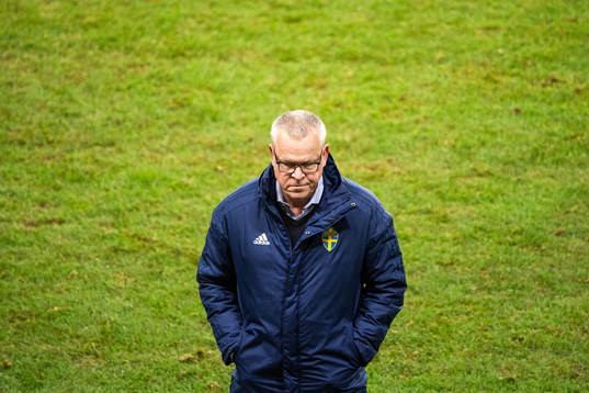 Head coach Janne Andersson of Sweden