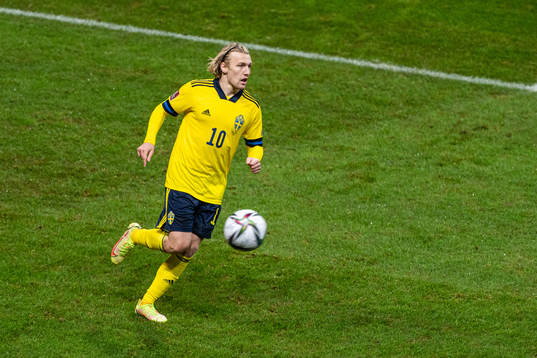 Emil Forsberg of Sweden