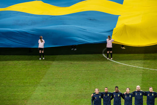 Emil Forsberg, Robin Quaison, Alexander Isak, Kristoffer
