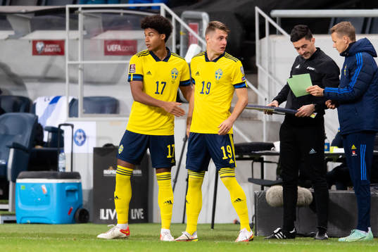 Jens-Lys Cajuste and Mattias Svanberg