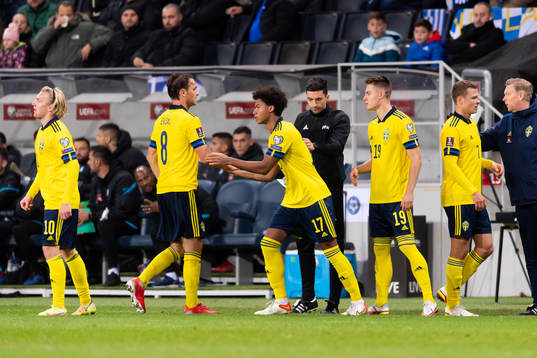 Emil Forsberg, Albin Ekdal, Jens-Lys Cajuste, Mattias
