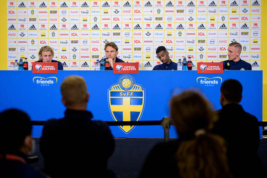 Emil Forsberg , Albin Ekdal , Alexander Isak and goalkeeper