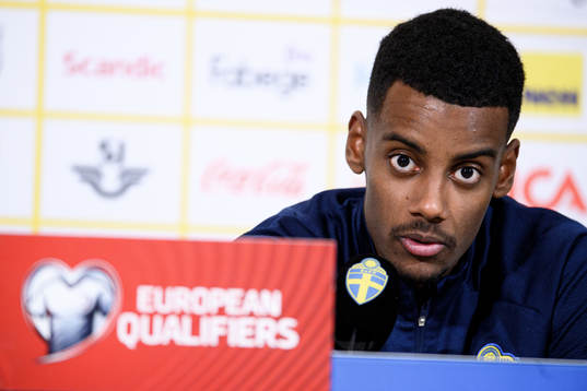 Alexander Isak of Sweden