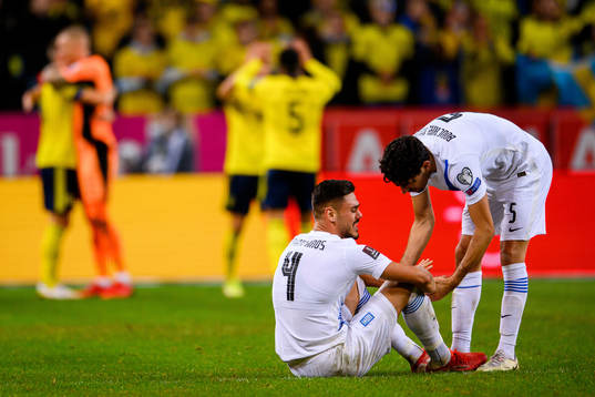 Konstantinos Mavropanos and Andreas Bouchalakis of Greece