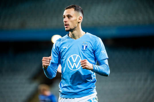 Malmö FFs Veljko Birmancevic jublar