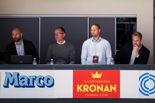 Rögles klubbdirektör Daniel Koch och sportchef Chris