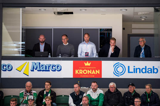 Rögles klubbdirektör Daniel Koch och sportchef Chris