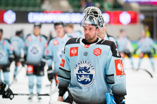Goalkeeper Patrick Galbraith of SønderjyskE looks dejected