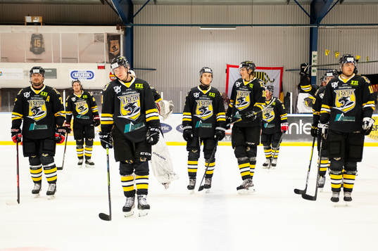Panterns spelare jublar