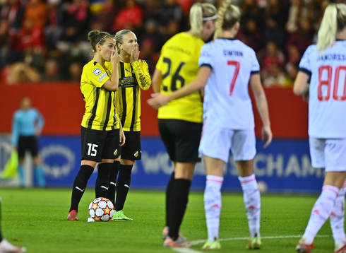 Julia Zigiotti Olme and Filippa Curmark of Häcken