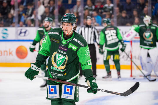 Färjestads Albert Johansson deppar