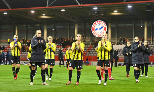 Players of Häcken looks dejected