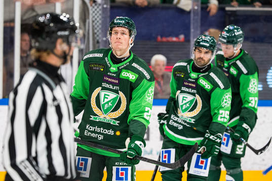 Färjestads Mattias Göransson deppar