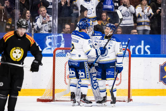 Leksands Carter Camper och Patrik Zackrisson och målvakt
