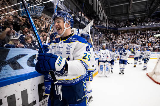 Leksands Emil Heineman jubel