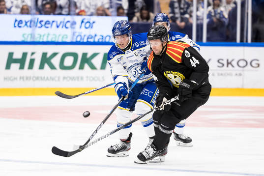 Leksands Patrik Zackrisson och Brynäs Nicklas Danielsson
