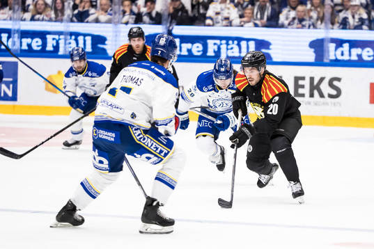 Leksands Justin Kloos och Brynäs Oula Palve