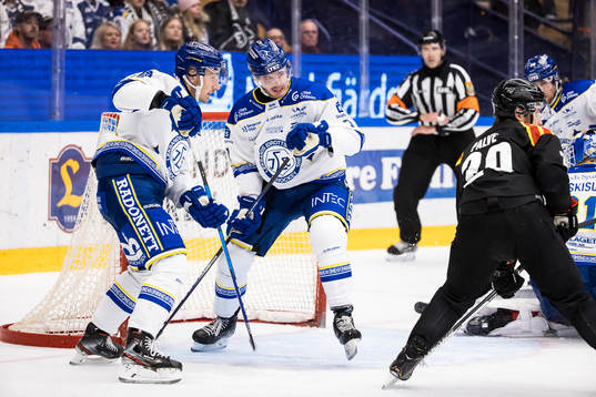 Leksands Ben Thomas och Leksands Patrik Norén