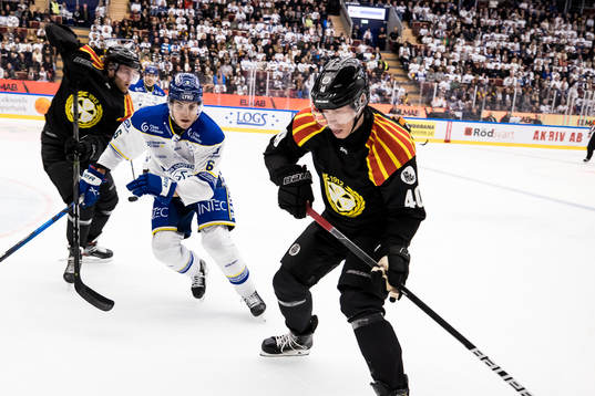 Leksands Alexander Lundqvist och Brynäs Tomi Sallinen