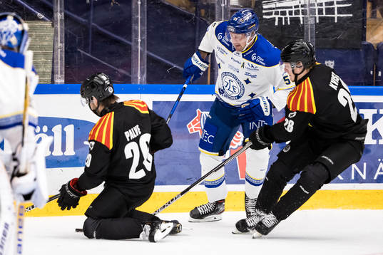 Leksands Jonas Ahnelöv och Brynäs Oskar Kvist