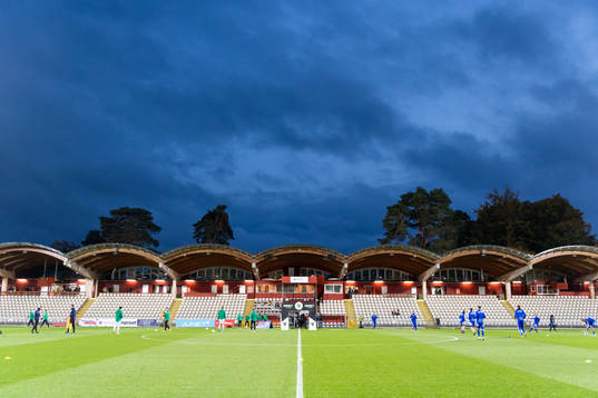 Gamla läktaren på Stadsparksvallen