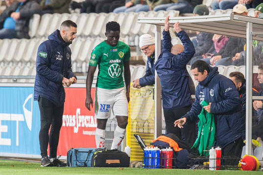 Jönköpings Eric Johana Omondi med skada