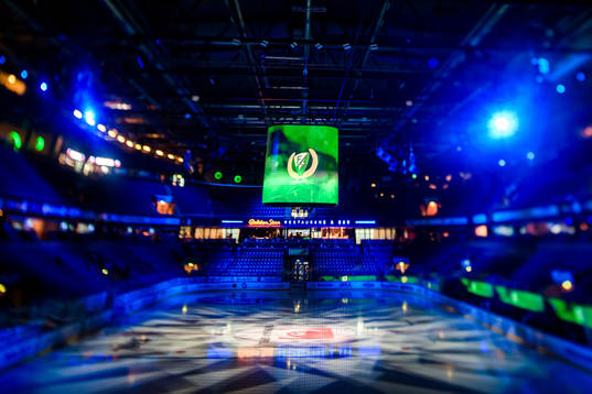 Interiör av Löfbergs Arena