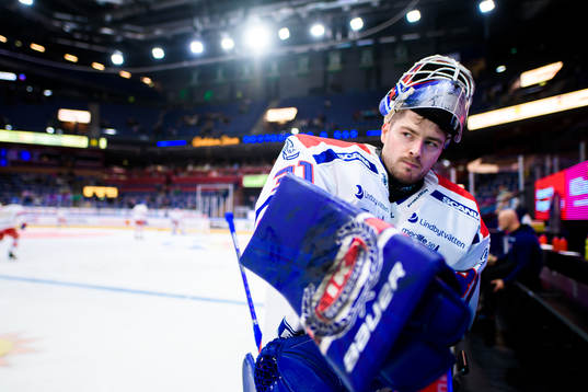 Oskarshamns målvakt Tim Juel