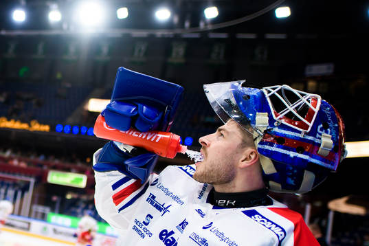 Oskarshamns målvakt Tim Juel