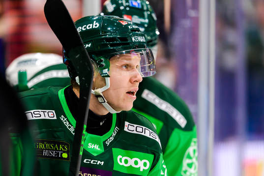 Färjestads Daniel Viksten deppar