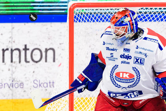 Oskarshamns målvakt Tim Juel