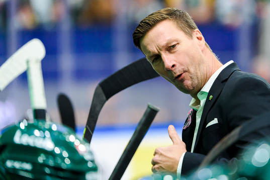 Färjestads tränare Johan Pennerborn