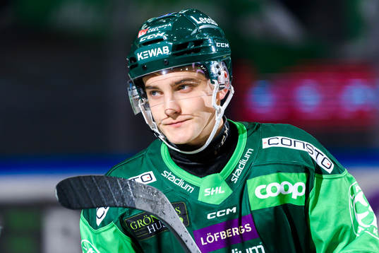 Färjestads Joel Nyström jublar