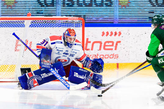 Oskarshamns målvakt Tim Juel