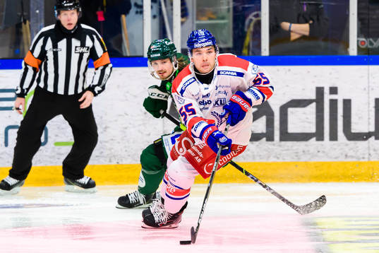 Färjestads Linus Johansson och Oskarshamns David